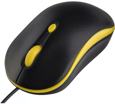 Мышь проводная Perfeo MOUNT Black/Yellow