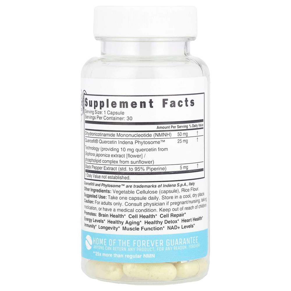 Nutri, NMNH, 50 мг, 30 веганских капсул