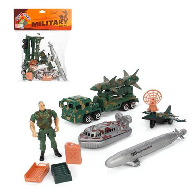 Игровой набор Военный 34*28*4см 16010