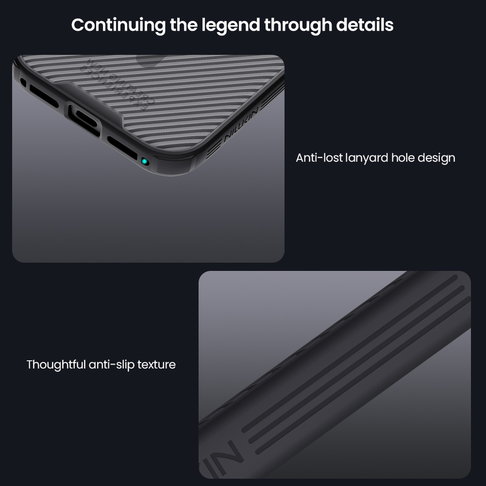 Чехол прозрачный тонированный c MagSafe на iPhone 17 Pro, серия CamShield Pro Magnetic (обновленная двойная защитная шторка для камеры) от Nillkin