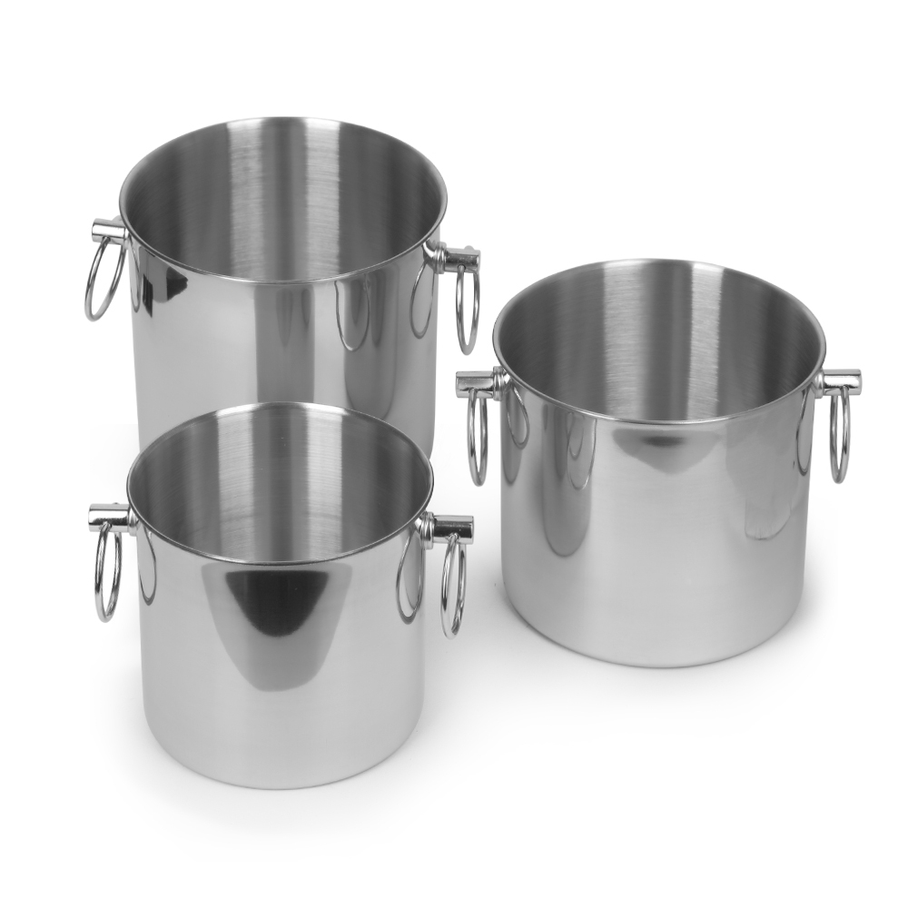 ВЕДРО для льда d=145/138мм h=131 нерж