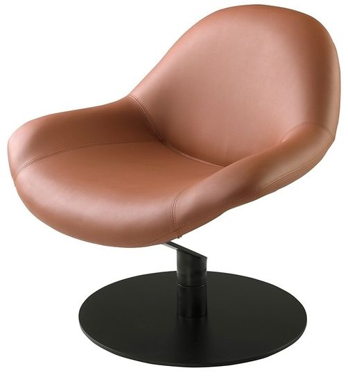 Кресло поворотное 5116/SF991 коричневое из экокожит Испания 