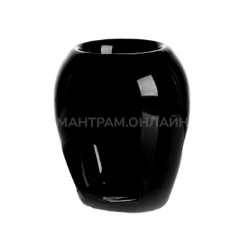 Аромалампа Вазочка цвет черный 9 см
