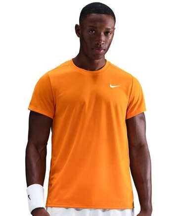 Мужская теннисная футболка Nike Court Victory - bright ceramic/white