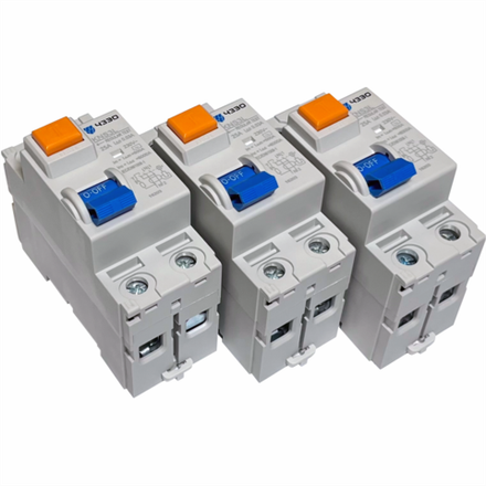 Дифференциальный автоматический выключатель KNS3L-AC-2P-B25