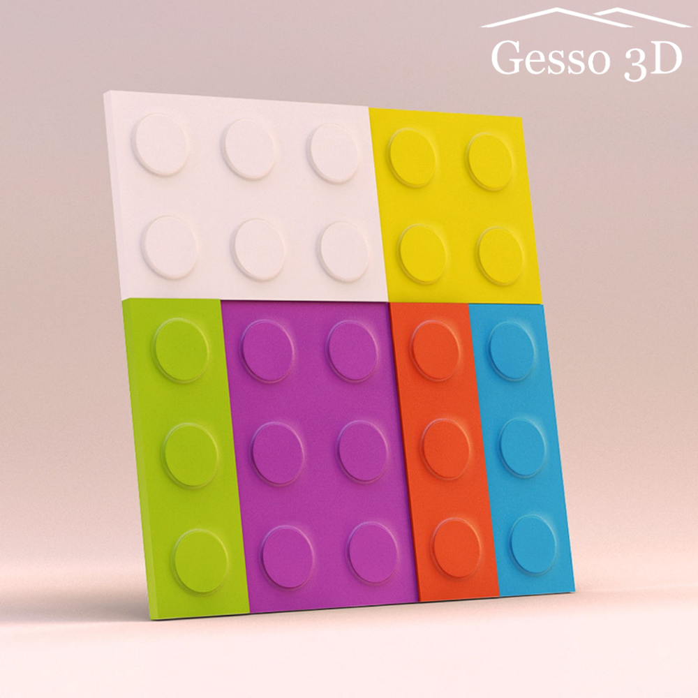Гипсовая 3D панель Конструктор
