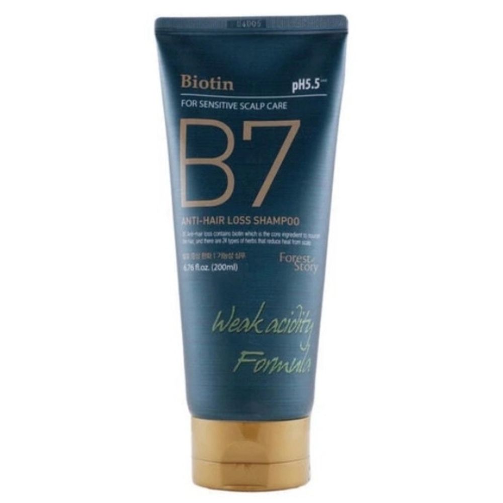 Welcos Forest Story B7 Anti Hair Loss Shampoo шампунь для чуствительной кожи головы против выпадения с биотином