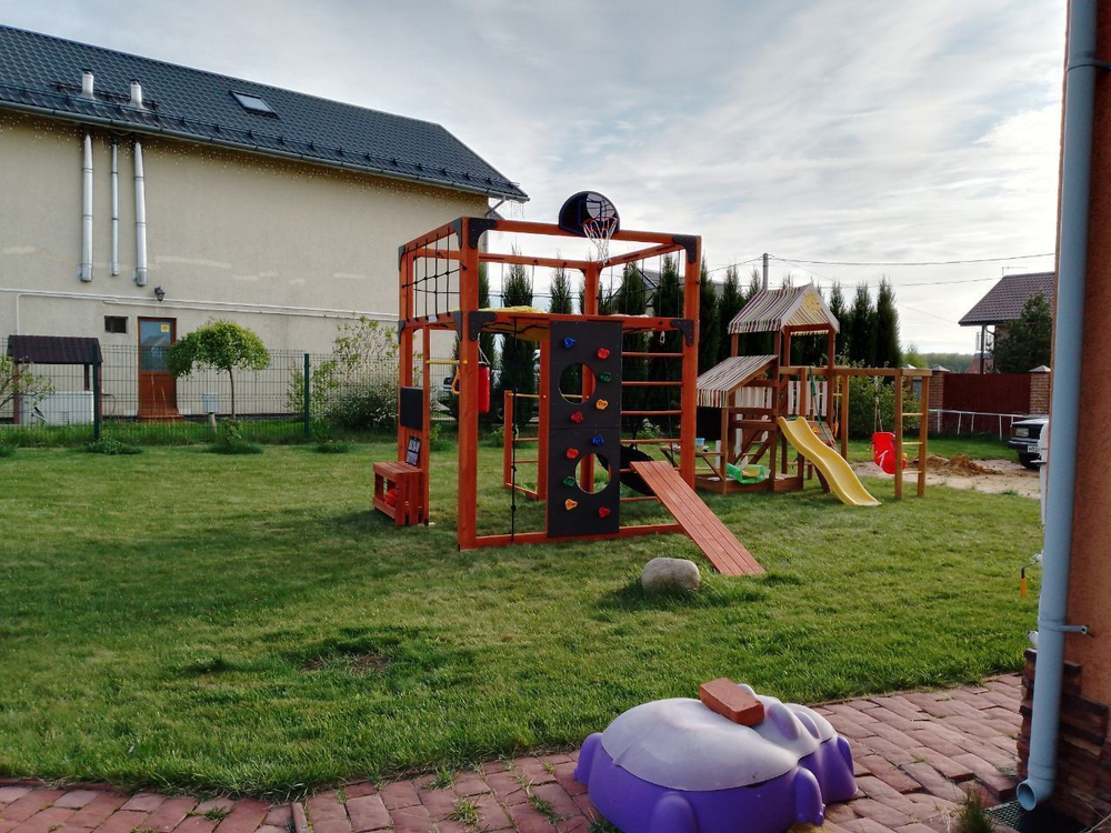 Детская площадка Савушка КУБ-1 (махагон)