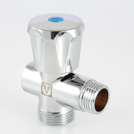Вентиль-тройник Valtec VT.255.N.04 1/2"х3/4"х1/2"