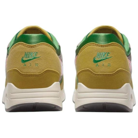 Nike Air Max 1 Повседневная обувь Низкий верх Коричневый серый зеленый Унисекс