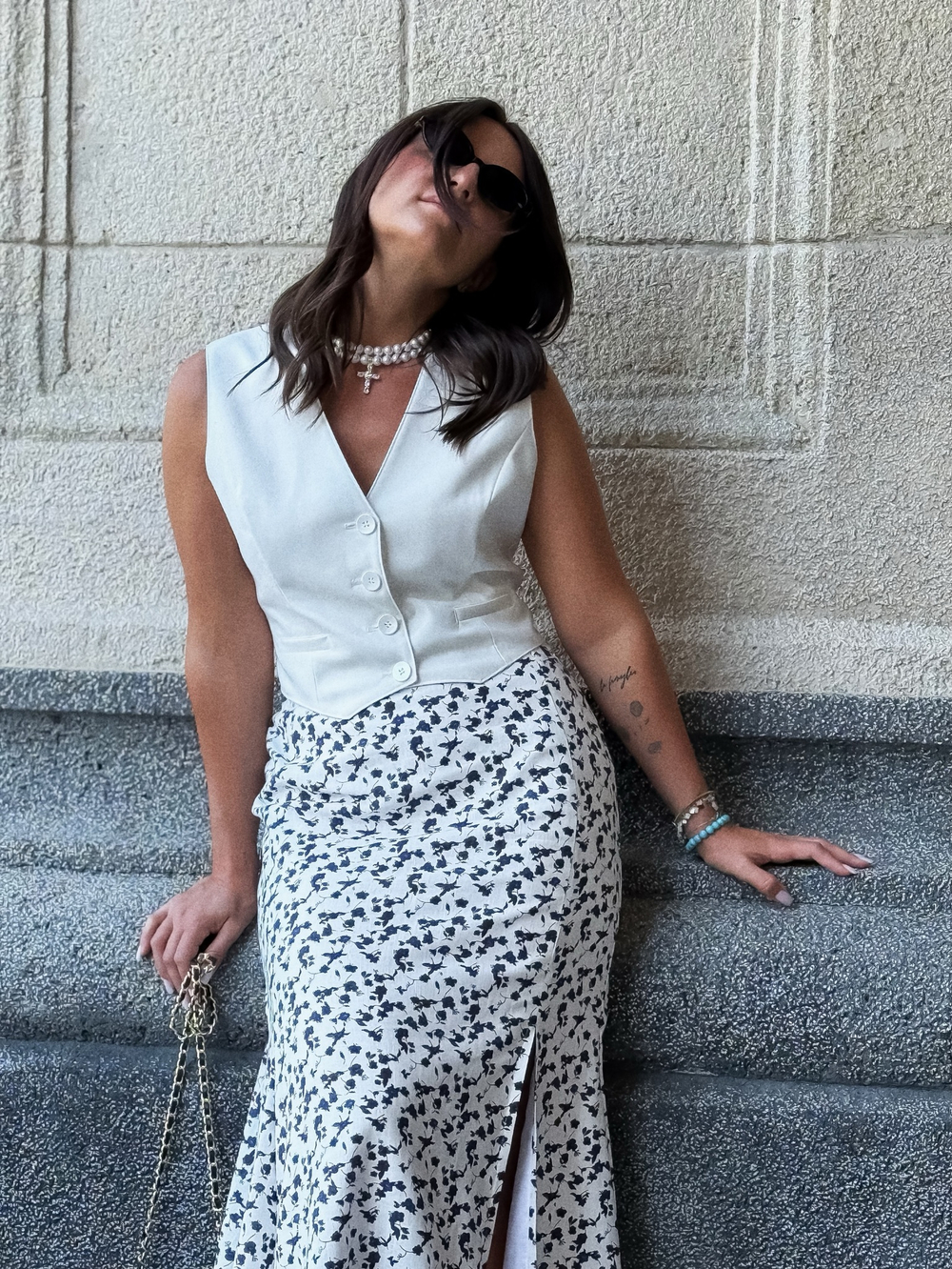 Юбка силуэтная