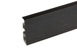 Плинтус Cezar Hi-Line 200 Темный Венге, 2500x75x22 мм