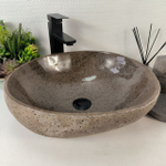 Раковина из речного камня RS-65209 45*39*15 0861