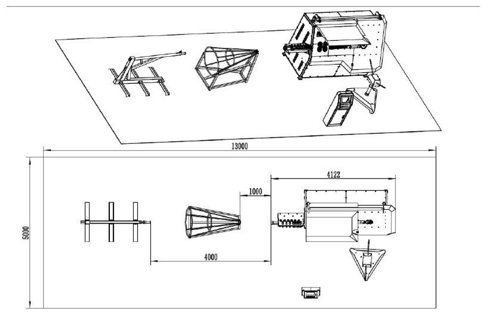 Правильно-гибочный станок GROST ABL 4-12B для арматуры - до 12 мм