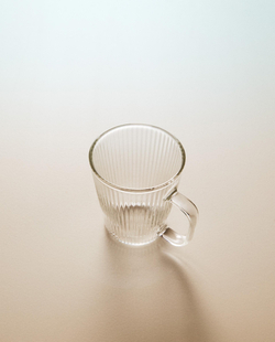 Zara Home чашка из боросиликатного стекла, цвет прозрачный, 10.5 см