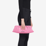 Balenciaga Cow Leather Cloud Bag, Shoulder Bag, Crossbody Bag, Clutch Extra Large Women"s Pink