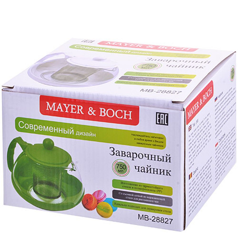 Mayer&amp;Boch Заварочный чайник 28827 белый 750 мл