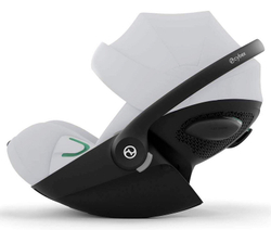 Коляска Cybex Coya Matt Black Frame Cloud G i-Size Fog Grey 2 в 1 Leaf Green с дождевиком