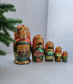Матрешка "Петергоф" 5 мест