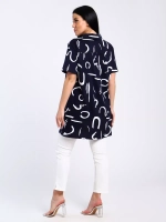 Туника-рубашка хлопок большие размеры