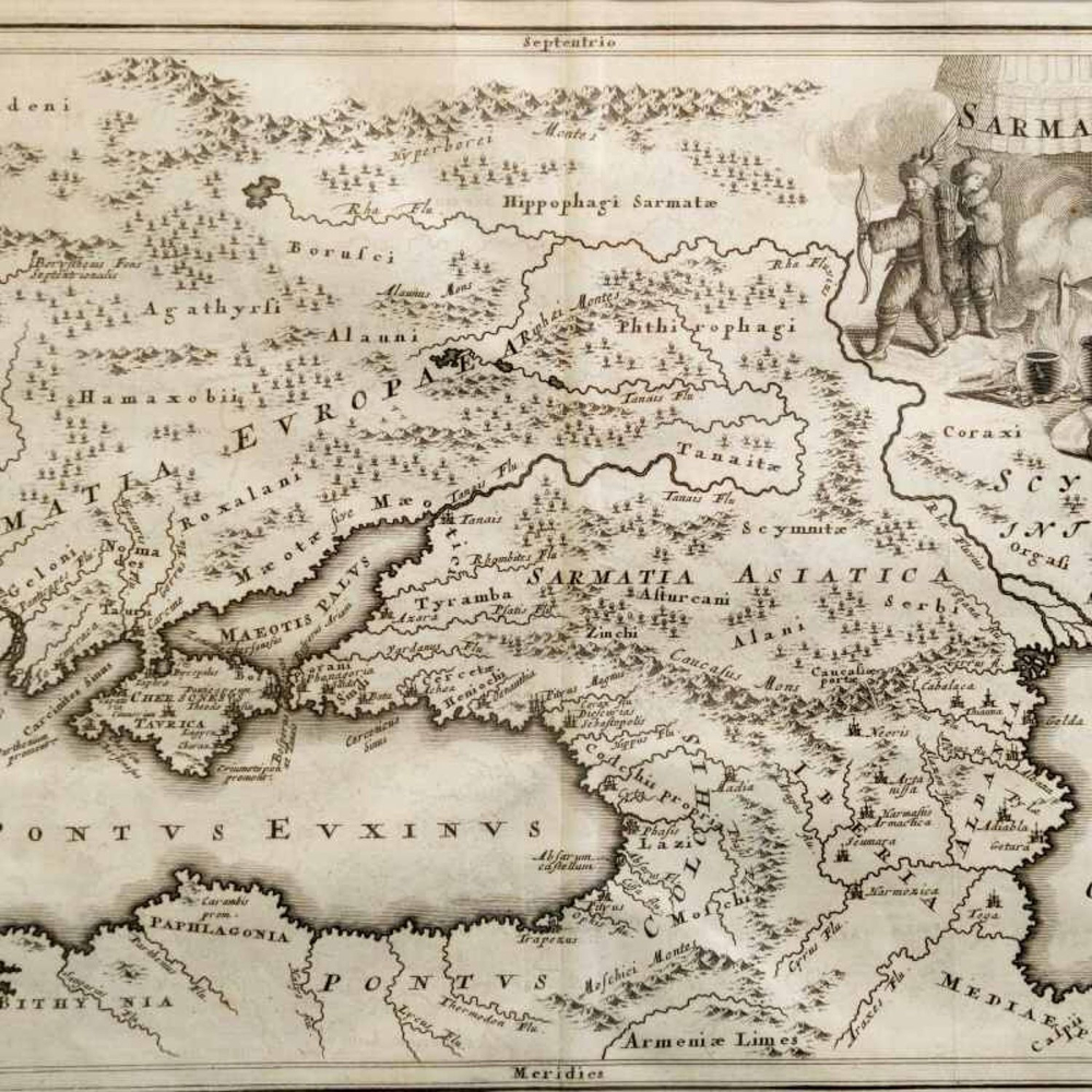 Винтаж: Карта «Sarmatia”