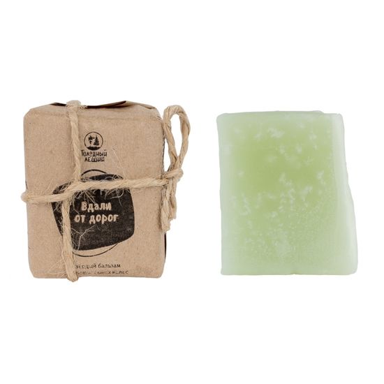 Бальзам для волос твёрдый Голодный Леший "Вдали от дорог", 50 г