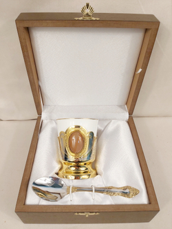 Кофейный набор с агатом "Важная персона" № 2