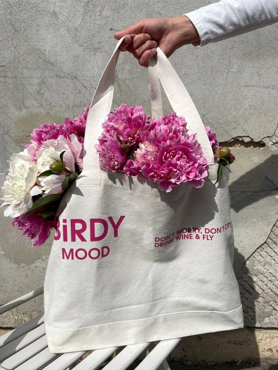 Сумка шоппер Birdy mood | Бежевый