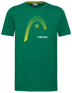 Футболка для мальчика теннисная Head Club Carl T-Shirt JR - green