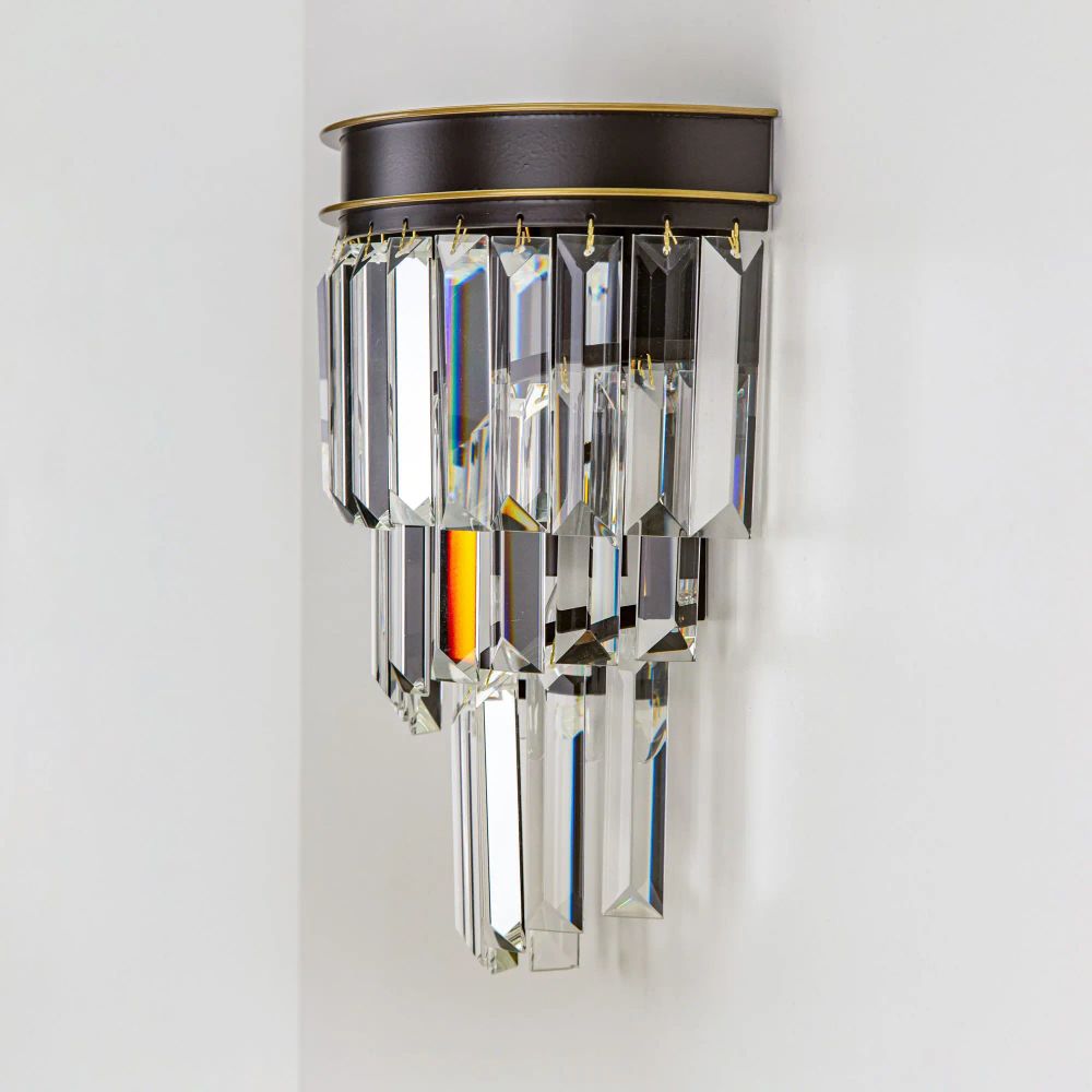 Citilux Мартин CL332431 Бра хрустальное Позрачное