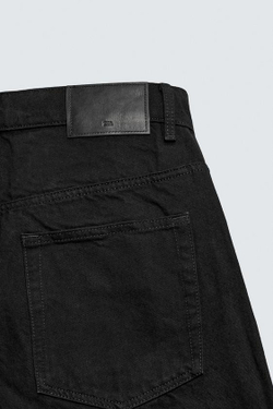 ZARA ДЖИНСЫ BALLOON FIT, ЧЕРНЫЙ