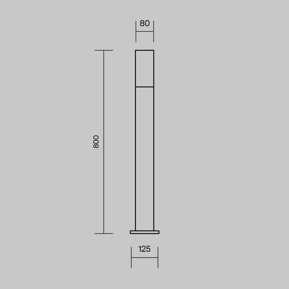 Ландшафтный светильник Outdoor O418FL-01GR1