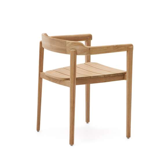 Стул Icaro из массива тика с натуральной отделкой