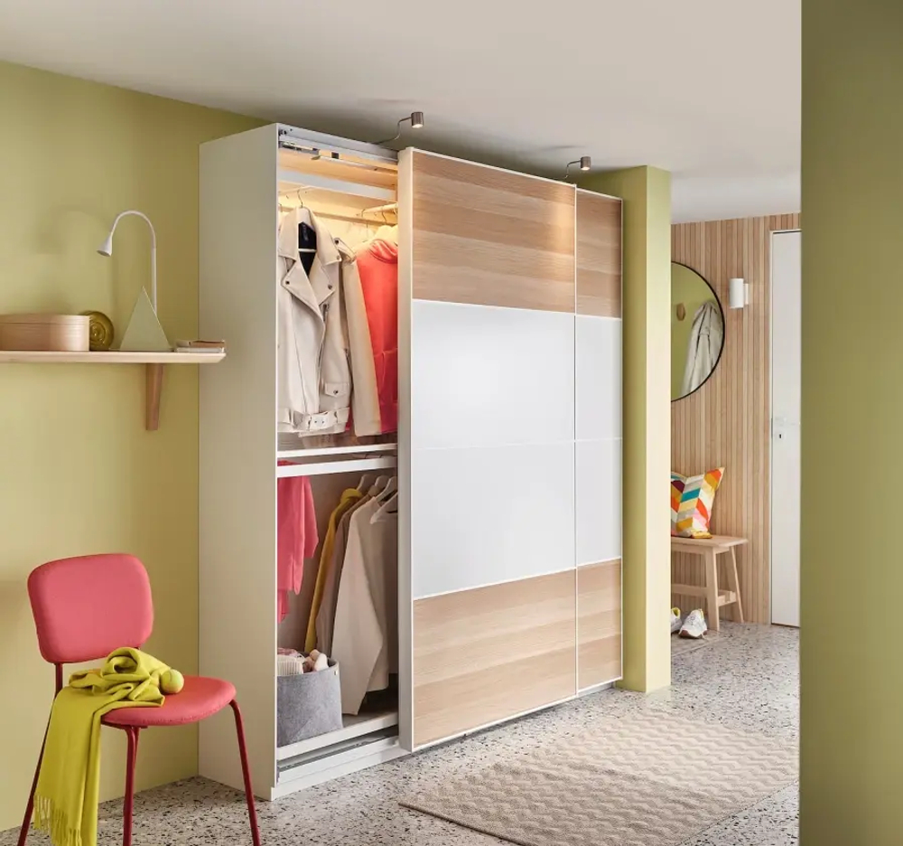 Каркас гардероба - IKEA PAX, 50x35x236 см, белый ПАКС ИКЕА