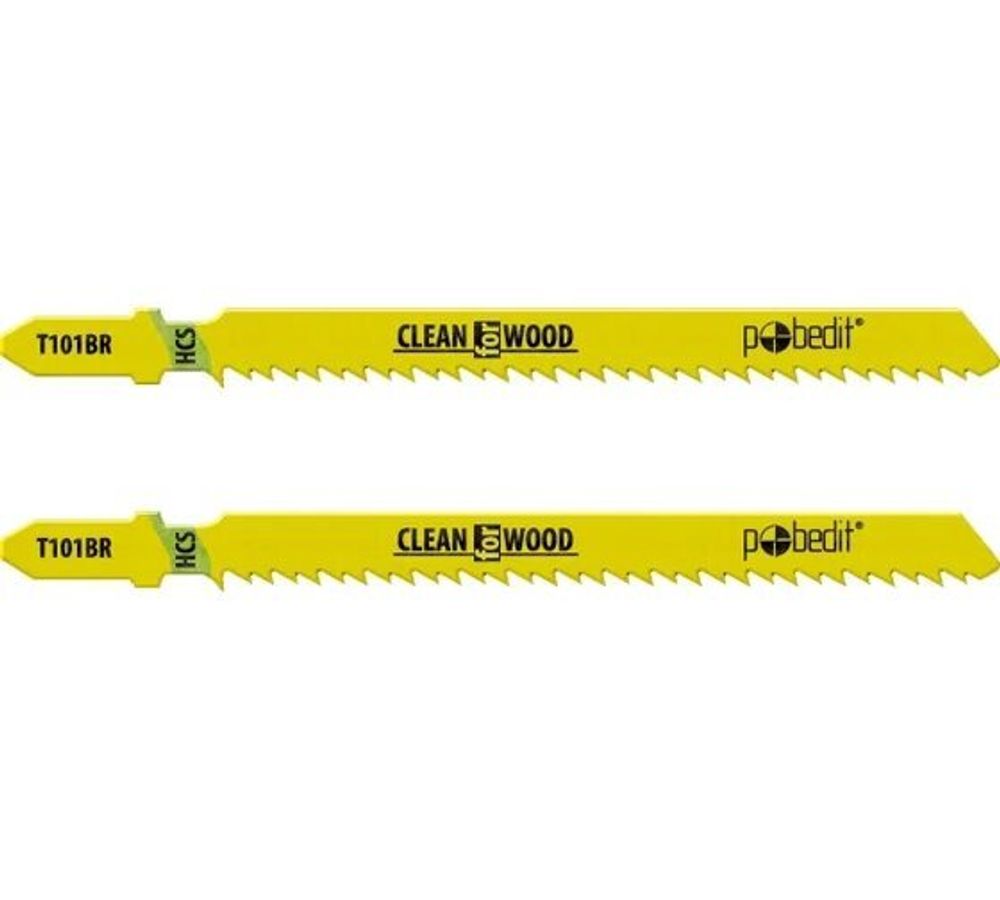 Пилки для лобзика Т101BR Победит 2шт