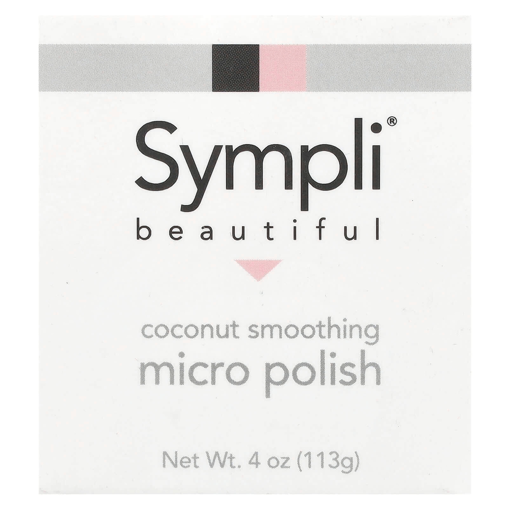 Sympli Beautiful, кокосовый скраб для гладкости кожи, 113 г (4 унции)