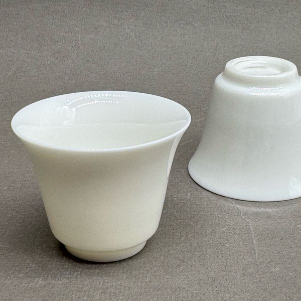 Чашка белая, фарфор, 40мл