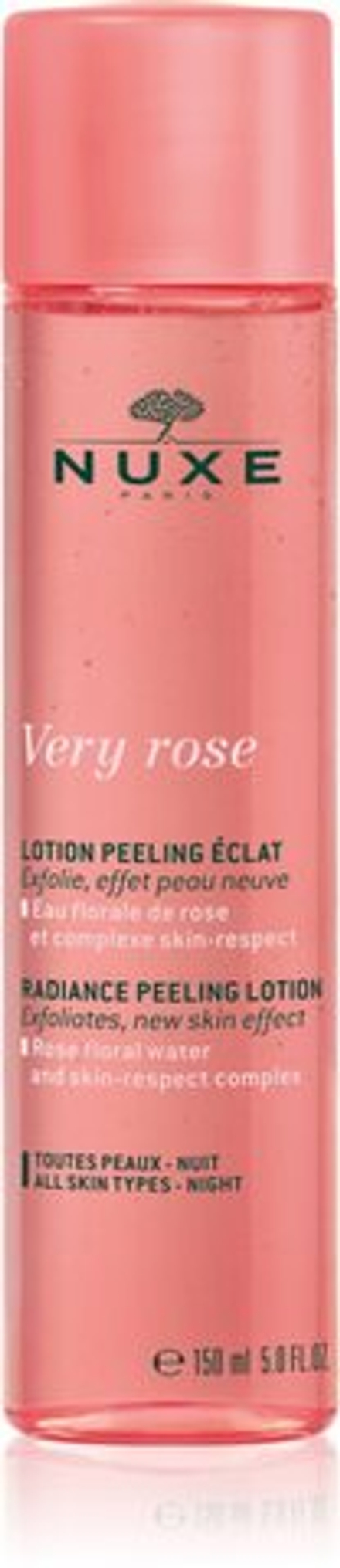 Nuxe Very Rose - осветляющий пилинг для всех типов кожи /   150  ml  / GTIN 3264680022104