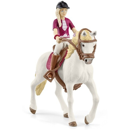 Schleich Horse Club - София и Блоссом, андалузская кобыла 42540 / артикул   42540  / GTIN 4059433392714