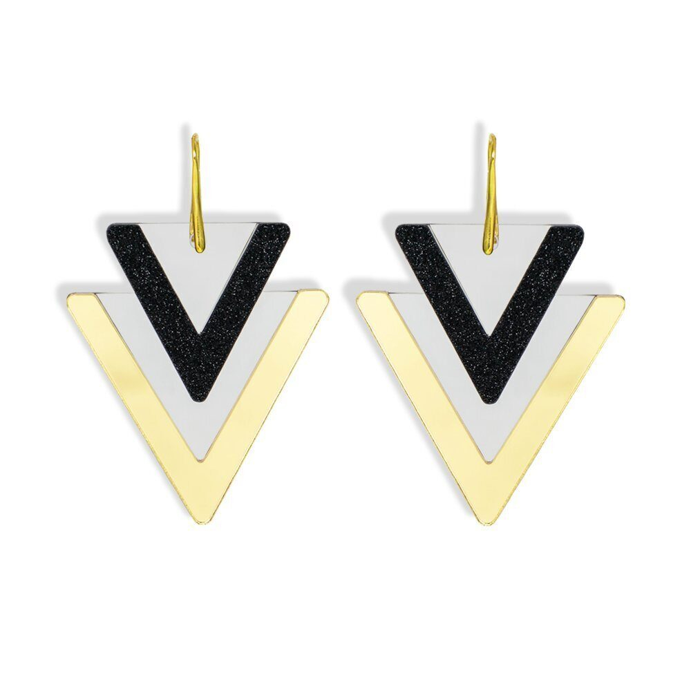 Притяжение / Attraction, earrings, Aurum