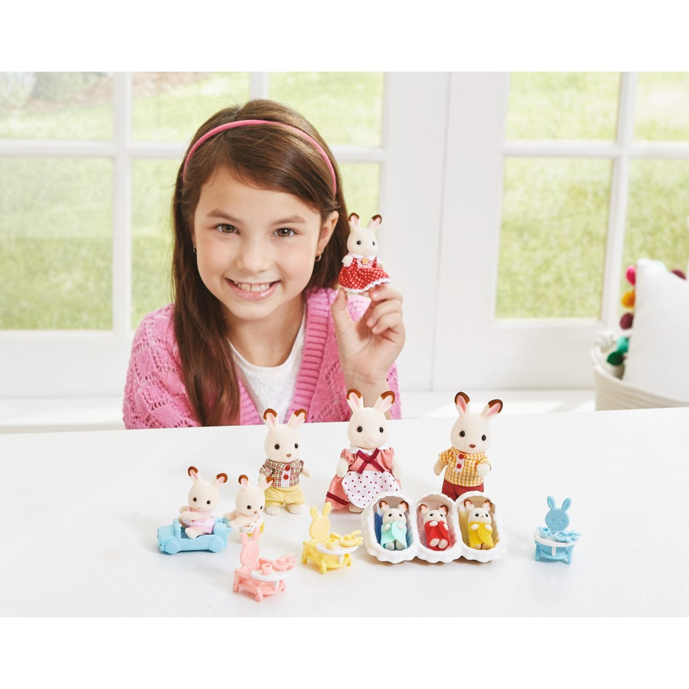 Epoch 5420 — Sylvanian Families «Близнецы кроликов с шоколадными ушками» 5420 — фото 3