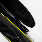 Чехол полужесткий "Кожа" (1.5м), Черно-желтый