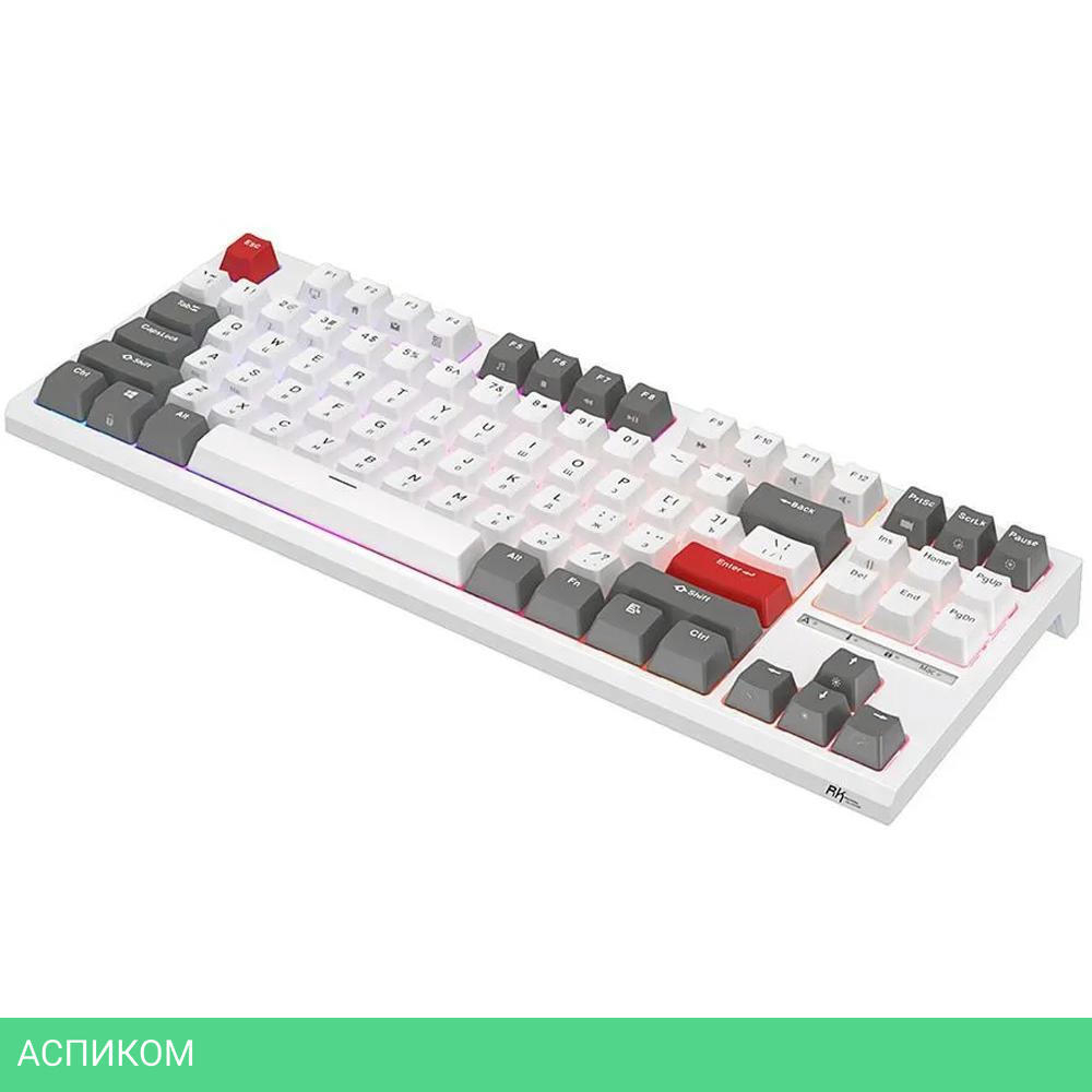 Клавиатура Royal Kludge RKR87 Brown switch/White/Gray/Red