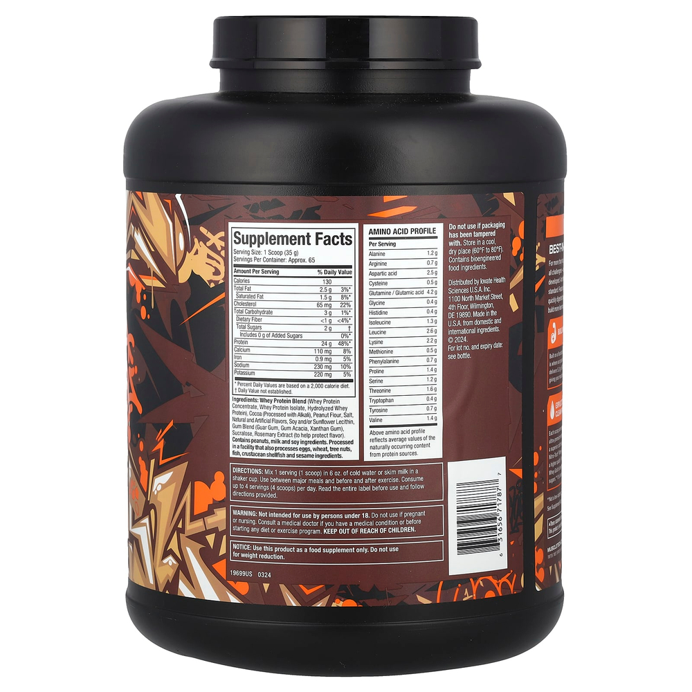 MuscleTech, Nitro Tech® Whey Gold, шоколад с арахисовой пастой, 2,27 кг (5 фунтов)