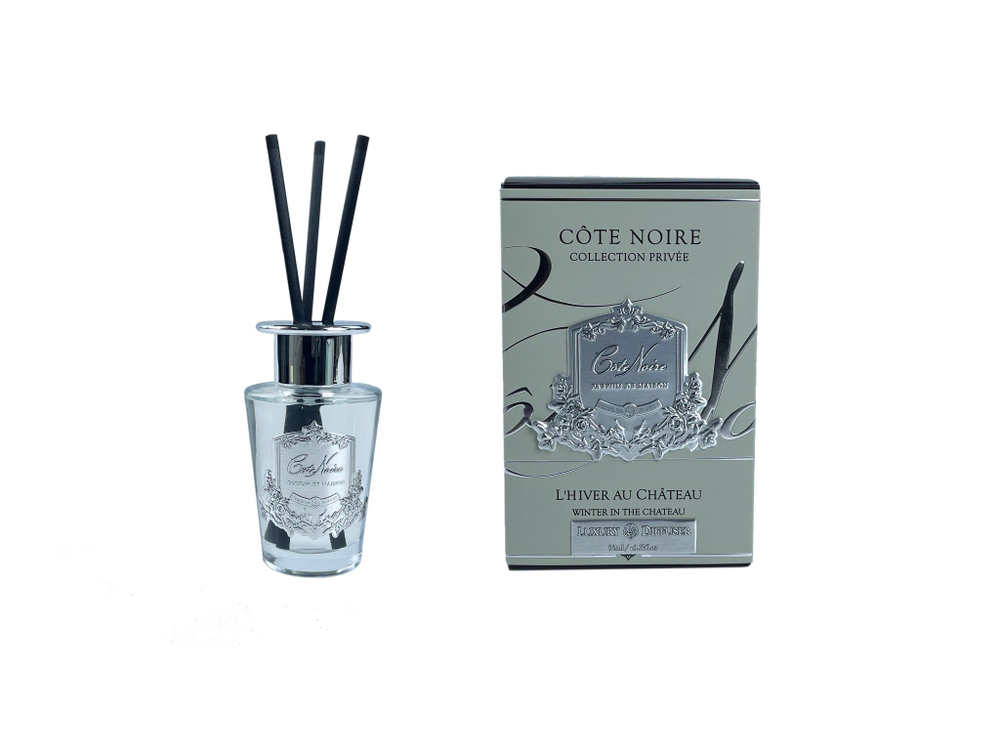 Диффузор 90мл Cote Noire L'hiver Au ChaTeau серебряный