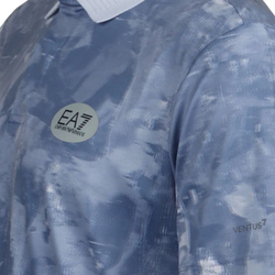 Теннисное поло EA7 Tennis Pro Shirt In Ventus7 - fancy light blue