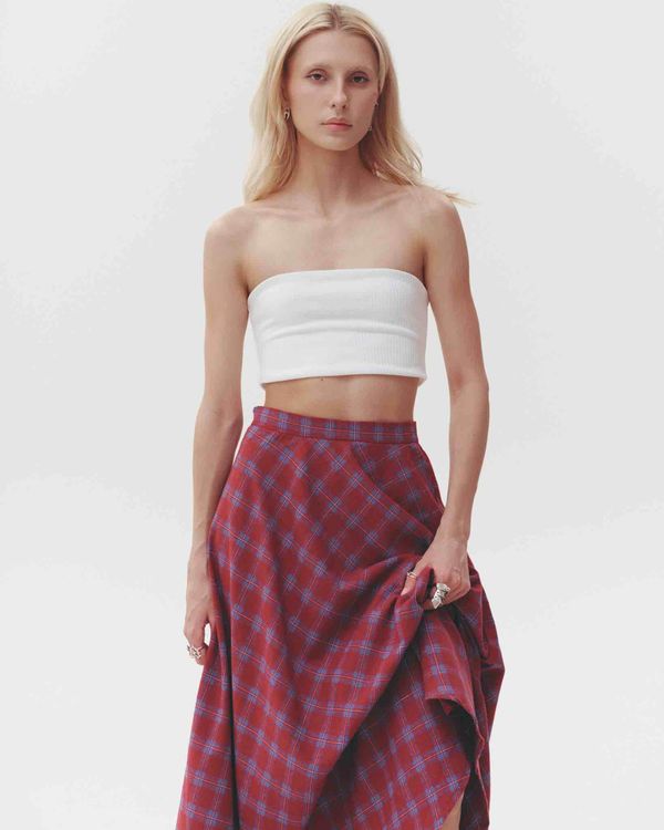 Юбка A-line Wine - фото 4