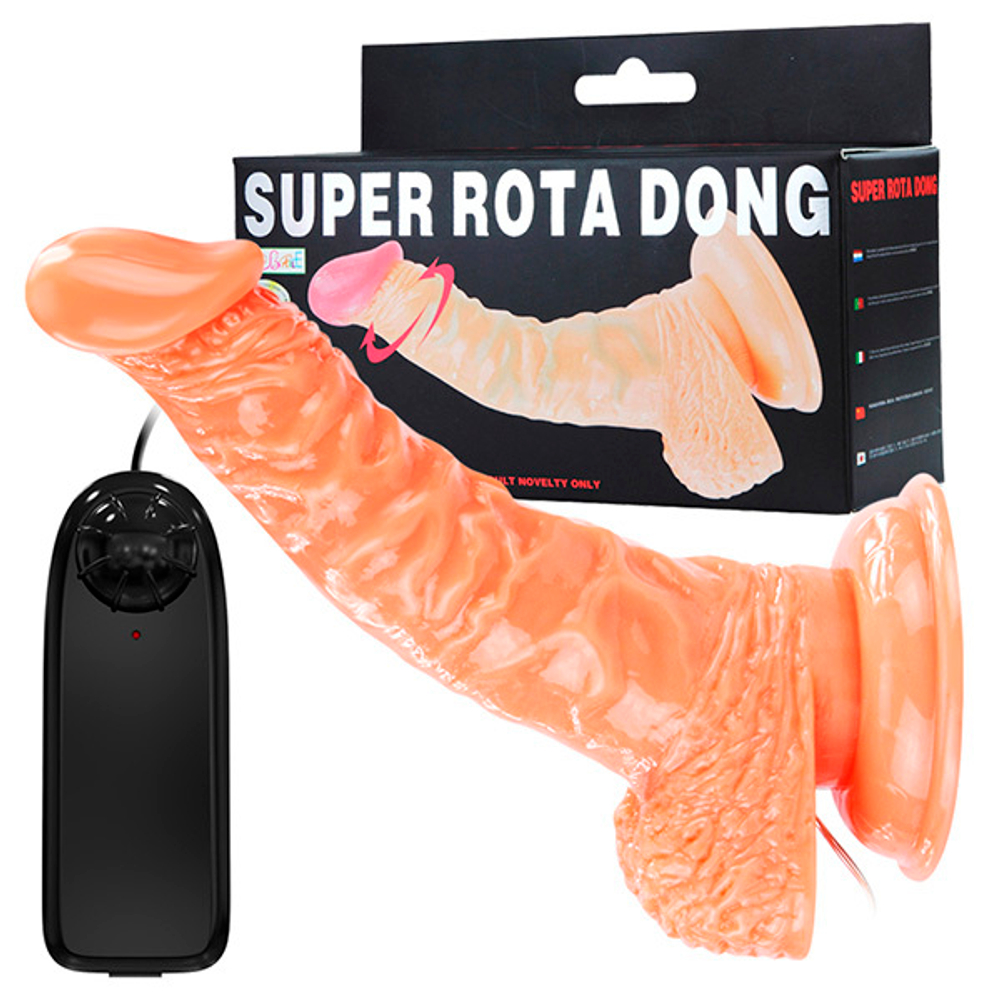 Ротатор-реалистик 19см на присоске Baile Super Rota Dong BW-008082X