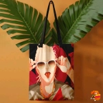 Сумка шоппер с принтом 19 дней однажды