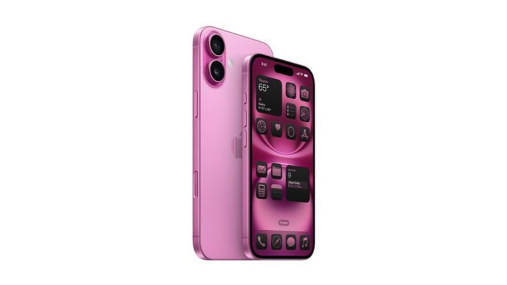 Смартфон Apple iPhone 16 128Gb eSIM + SIM Розовый